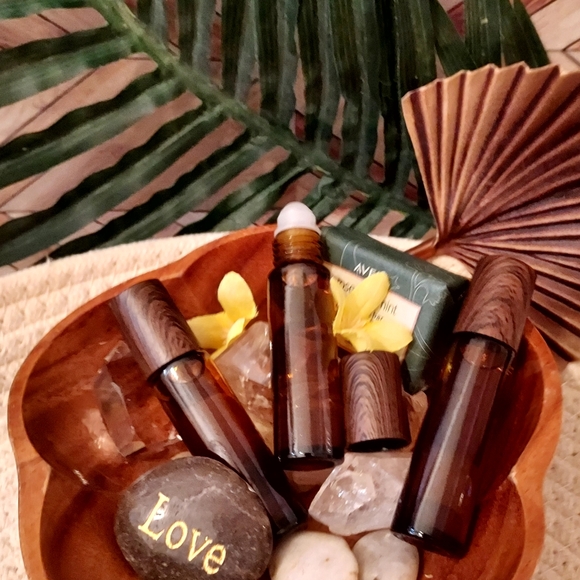 NEW LARGER SIZE Aveda Shampure Oil Rollerball Roller Balls RARE ORIGINAL FORMULA - Picture 2 of 6